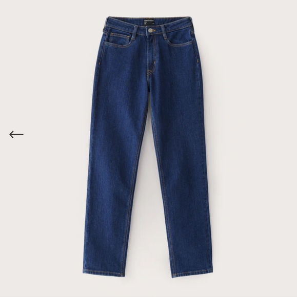 NWT Frank & Oak Cyndi Straight Fit High Rise Jean (Dark Wash), women 26, 27 - Picture 5 of 5